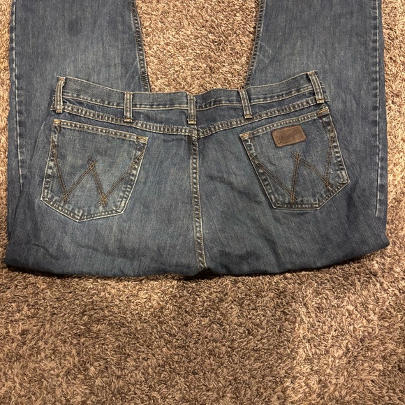Men’s Wrangler 20X Dark Blue Denim - Picture 1 of 8